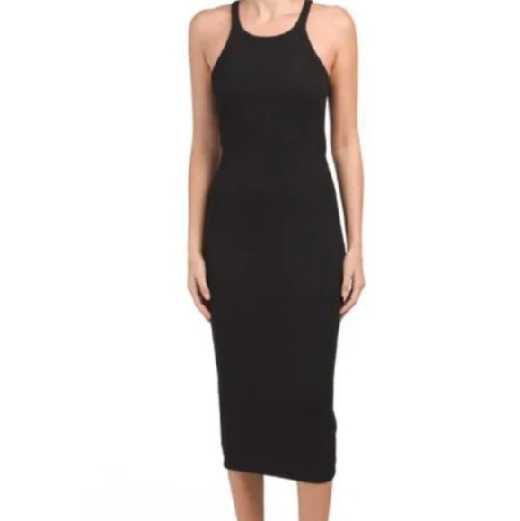 LNA Rilynn Rib Racer dress in black size XL - Picture 3 of 13